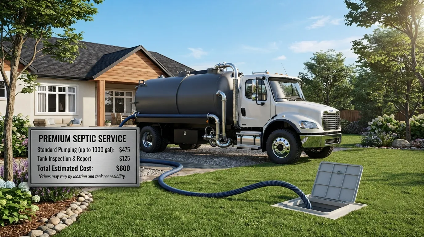Septic Tank Pumping Cost in Santee, CA